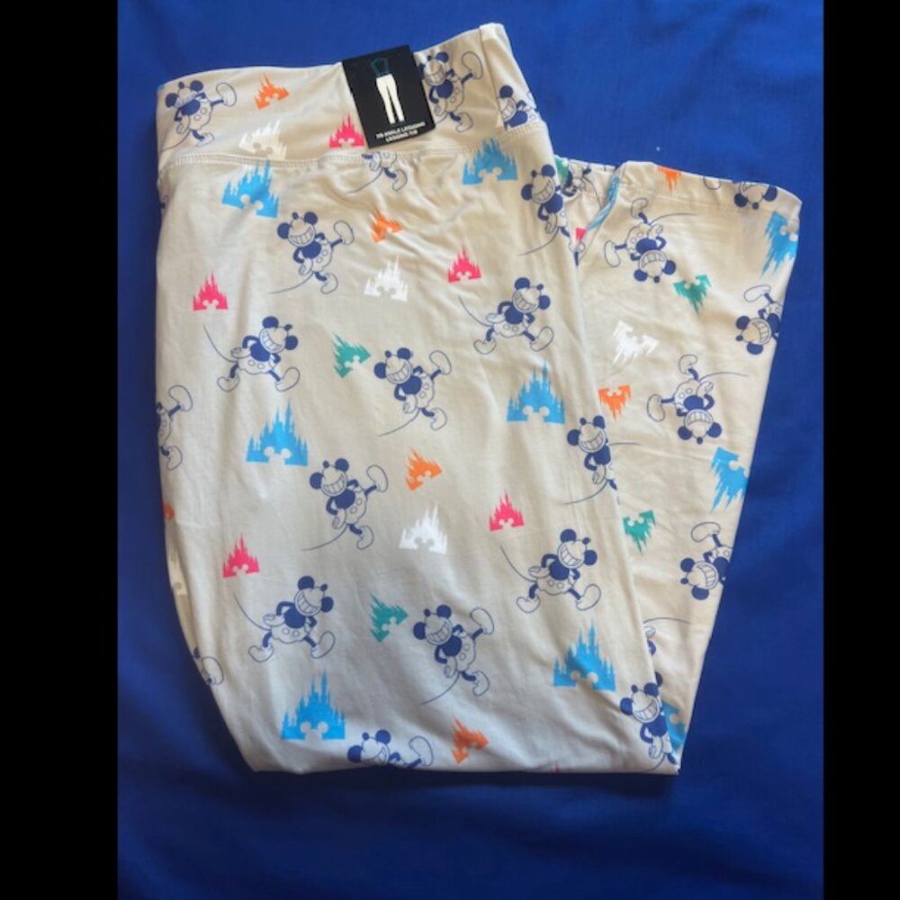 Authentic Disney Mickey Mouse Leggings- Womens 2X NWT